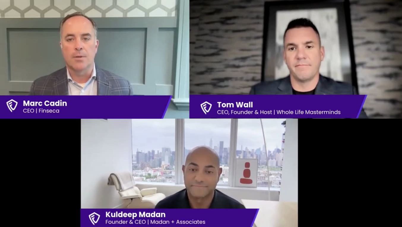 Finseca CEO Marc cadin interviews fellow members